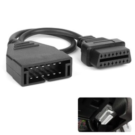 KUQUTIDY OBD1 Scanner, OBD1 to OBD2 GM Adapter, OBD1 12 Pins to OBD2 16 Pins Code Readers & Scanner Diagnostic Extension Tool Connector Cable Replacemen for GM