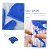 DOITOOL 4pcs Chenille Wool Yarn Soft Hand-Knitted Material for Crafting