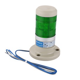 Baomain Warning Continuous Light 110 VAC Green LED Industrial Signal Light Tower Lamp LTP-502T
