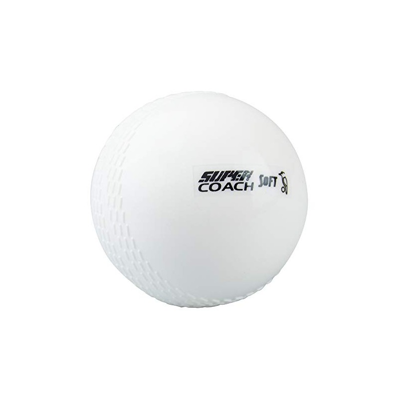 Kookaburra Supercoach Soft Ball, White,