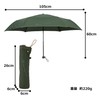 Champion CHM69MN58 Gentleman Windproof Plain Stitch Mini Folding Umbrella, Green,