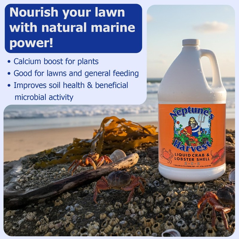 Neptune’s Harvest Organic Crab & Lobster Shell Multi-Purpose Liquid Fertilizer