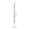 Beavorty 2pcs Stainless Steel Cuticle Pusher Nail Cleaner Remover Cutter