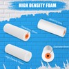 100 Pcs 4 Inch Foam Paint Roller Mini High Density