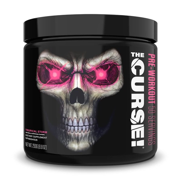 JNX SPORTS The Curse! Pre Workout Powder Increases Blood Flow, Boosts Strength and Energy, Improves Exercise Performance with Creatine … (Tropical Storm)