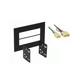 Harmony Audio Compatible with Toyota Pickup 4 Runner 1989 1990 1991 1992 1993 Double DIN Stereo Harness Radio Dash Kit