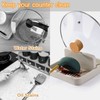 2 Pack Spoon Rest with Lid Holder for Stove Top