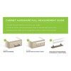 Liberty P34930-SI-C 12" Classic Edge Appliance Kitchen Cabinet Hardware Pull,