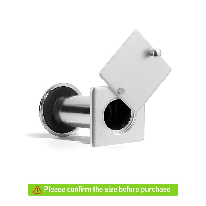 Peephole Security Cap Set, Home Door Viewer Cover with Self-Adhesive