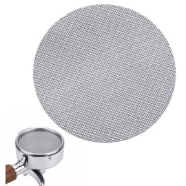 54mm Puck Screen, Stainless Steel Espresso Puck Screen 54mm (53.5mm Diameter/1.7mm Thick/150μm Mesh Coffee Filter Screens for 54 mm Portafilter Basket) Compatible Espresso Machines