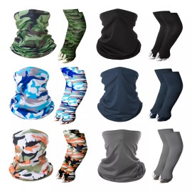 Future 6 Par Bandana Y Mangas Deportivas Para Brazo Moto Sol Uv