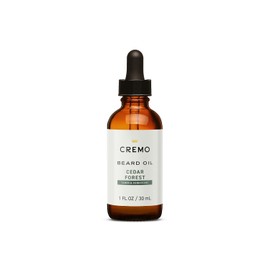 Cremo Beard Oil, Forest Blend - Restores Moisture, Softens And Reduces Beard Itch for All Lengths Of Facial Hair, 1 Ounce