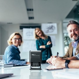 COLOP Date Stamp Printer S 220, Date Variant: German (D02), Imprint Colour: Black