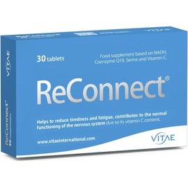 Vitae ReConnect | NADH, CoQ10, Serine, Vitamin C | Energy | Improve Performance | Memory | Mental Fatigue | Focus and Concentration | 30 tablets