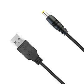 Marg USB PC Cable Cord Charging for Mighty Bright AC Adapter 110V & 120V 37372B Fit Mighty Bright LED Clip-on Lights, 51810 Duet2 Duet 2 Music Stand Light AC Adapter - 51810