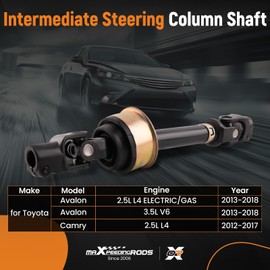 maXpeedingrods Intermediate Steering Shaft Steering Column Shaft for Toyota Avalon 2013-2018 2.5L 3.5L, for Toyota Camry 2012-2017 2.5L, Replace # 4522006150 425453