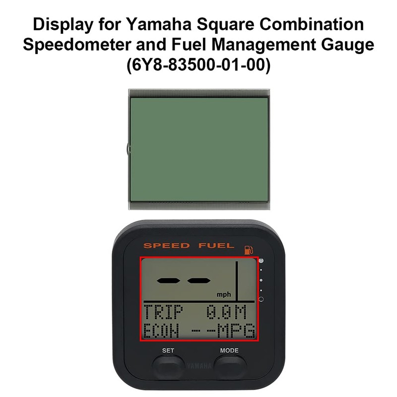 Display Compatible with Yamaha Marine Digital Network Multi Function Speed
