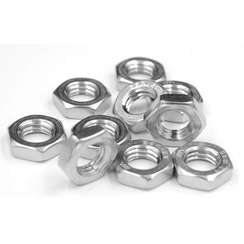 Smartsails 4#-40 Stainless Steel Finished Hex Nut, 304 Stainless Steel