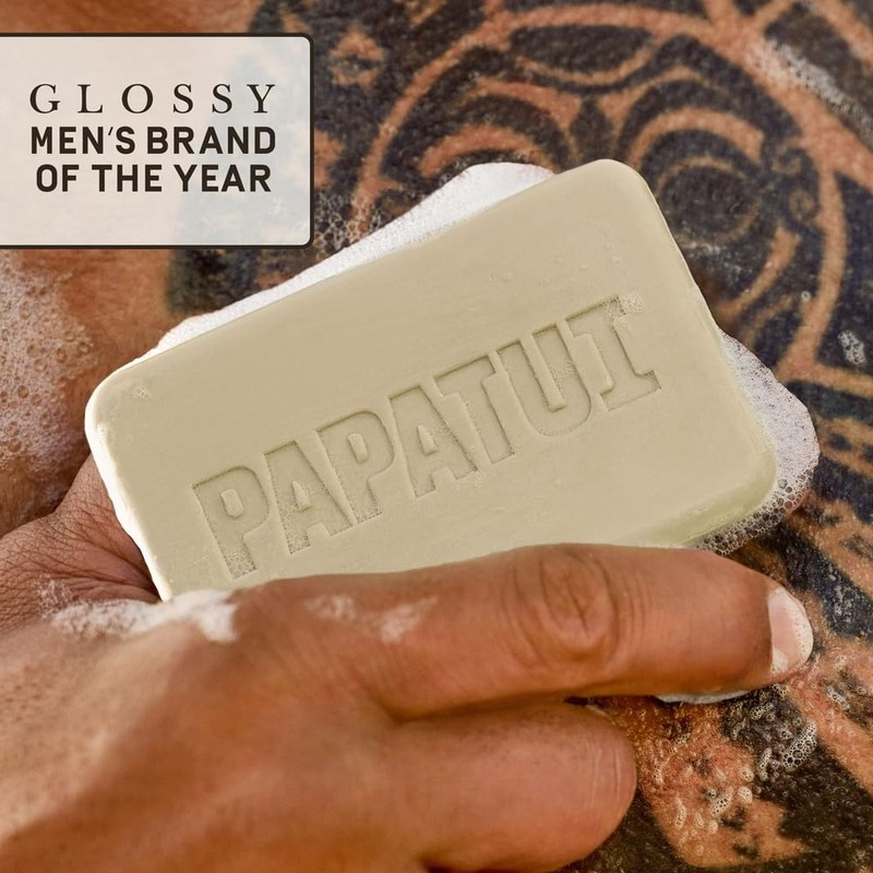 Papatui by Dwayne Johnson Enriching Bar Soap for Men |