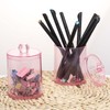 Tbestmax 2 Pack Qtip Holder Bathroom Jars Canisters for Cotton