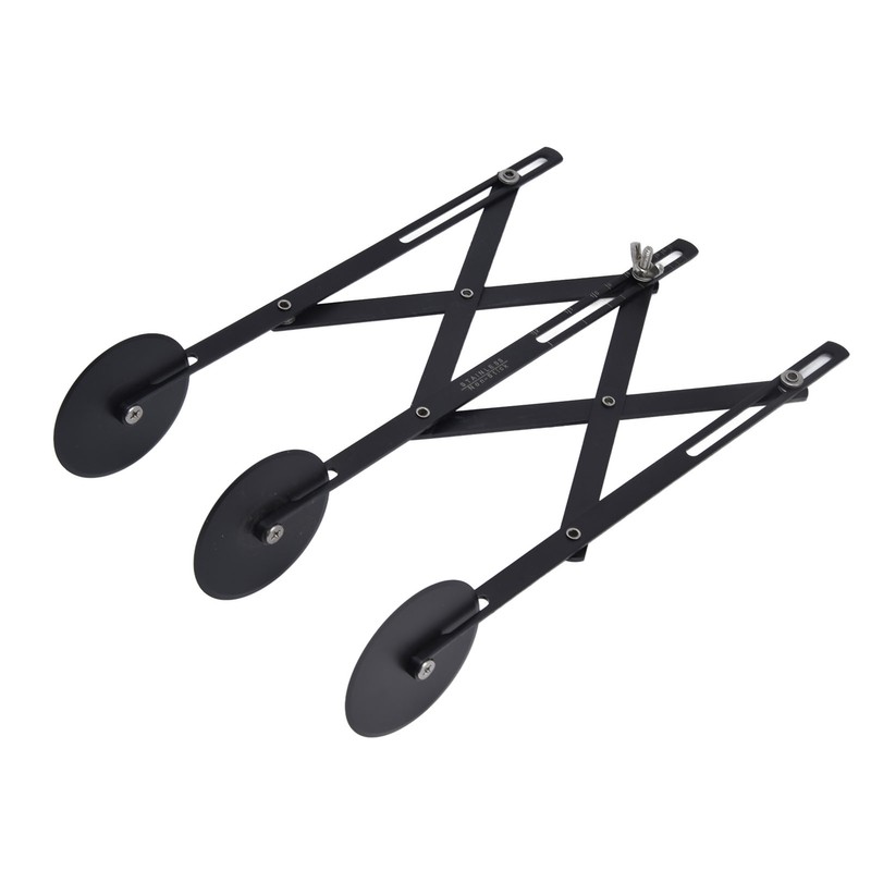 3 Wheel Stainless Steel Pastry Cutter Adjustable Expanded 3 Wheel