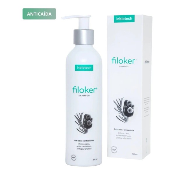 Filoker Shampoo Anticaida Protege Y Fortalece Inbiotech