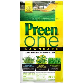 Preen One Lawncare - 18 lb. Bag - Covers 5, 000 sq. ft.