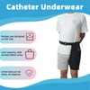 Catheter Leg Bag Holder with Large Pocket, Invisible, Easy to