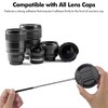 Lunhoo 6Pcs Lens Cap Keeper, Camera Lens Cap Leash with