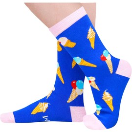 Zmart Ice Cream Gifts Ice Cream Socks Men Women, Gifts For Teenage Girls, If You Can Read This