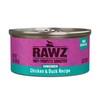 Rawz Natural Premium Shredded Canned Cat Wet Food - Grain