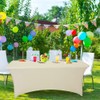 Hanbertti 2 Pack Spandex Table Covers Stretchable Tablecloth Universal Rectangular
