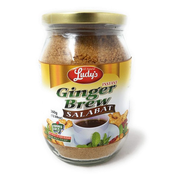 Ludy's Ginger Salabat Tea (Ginger Brew, 1 Pack of 360g)