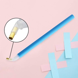 WHYHKJ 6pcs Elbow Point Drill Pen Diamond Painting DIY Tools Cross Stitch Embroidery Accessories, Blue