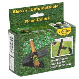 cicina Cigar Minder Clip - All Purpose Cigar Holder Golf Cart Cigar Holder Clip For Golfers (Yellow)