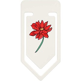 91mm 'Pretty Flower' Large Plastic Paper Clip (CC00036059)