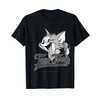 Tom & Jerry Greyscalesquare T-Shirt, black