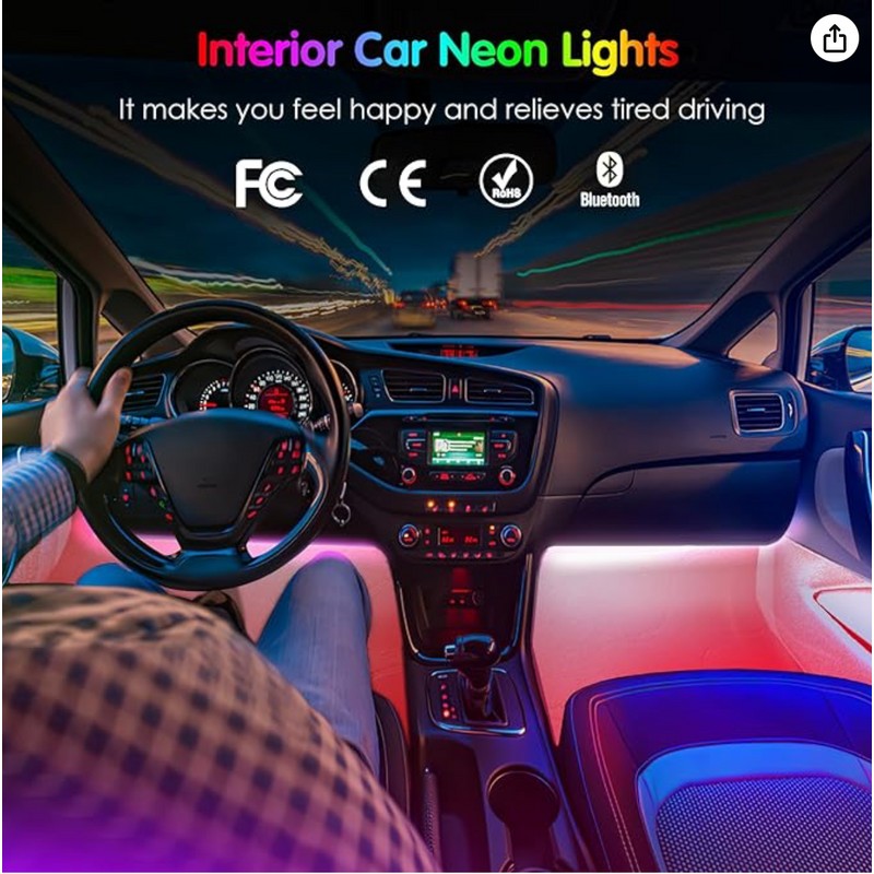 Keepsmile Interior Car Lights Car Accessories APP Control with Remote
