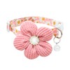RENEWREVITAL Dog Collars for Small Dogs, Flower Design, Puppy Collar
