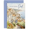 Old English Co. Artistic Birthday Card for Dad - Watercolour