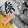 Flanger FH-003 Durable Wooden Base Violin Hanger Hook Wall Mount
