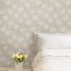 NuWallpaper NU1651 Dandelion Grey Peel & Stick Wallpaper, Neutral