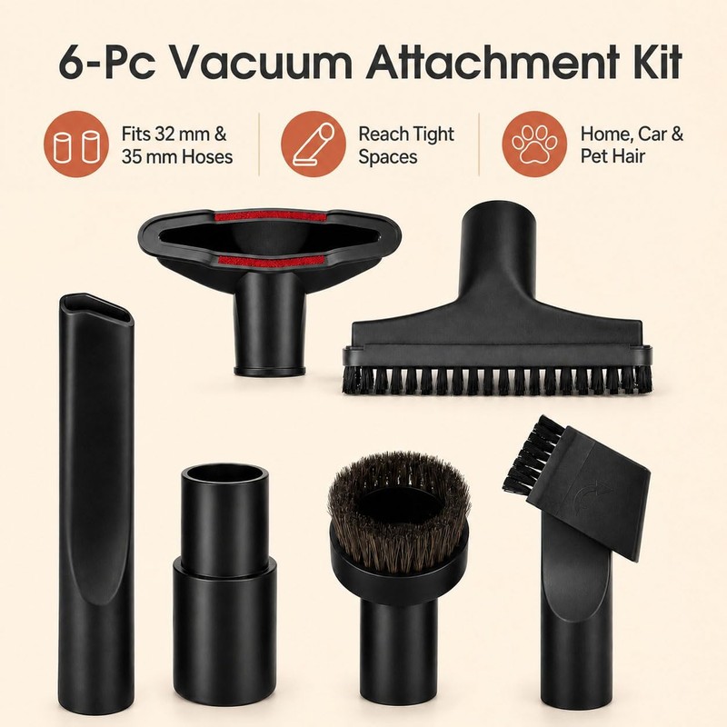 6 Kit Accesorios Aspiradora para Eureka 410 420 Lightweight