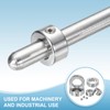MECCANIXITY 2pcs Stainless Steel Shaft Collar, 25mm(1") ID 40mm(1 9/16")