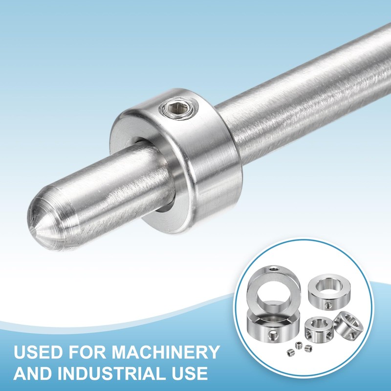MECCANIXITY 2pcs Stainless Steel Shaft Collar, 25mm(1") ID 40mm(1 9/16")