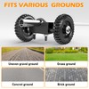 6" Rolling Gate Rubber Wheel Carrier – Heavy-Duty Wheel for