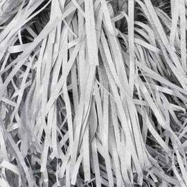 BoxSkivra 2 LB Silver Crinkle Paper Shredded Paper for Gift baskets Filler Paper Shred for Gift Wrapping Crinkle Cut Paper Shred Filler for Easter Basket Grass, Christmas, Birthday, Mother's Day