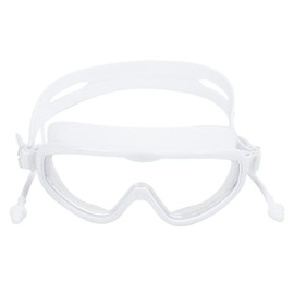Kids Swimming Goggles with Earplug Waterproof AntiFog High Definition Diving Goggles(White High Definition )