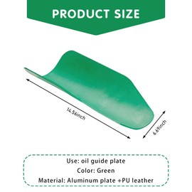 ijuicy 1 PC Flexible Draining Oil Funnel, Flexible Foldable Any Shape Form a Funnel, Oil Guide Plate Oil Filter Reusable Drain Funnel Drain Oil Change Tools, Universal for Cars (Green)