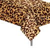 Leopard Print Tablecloth Rectangular Table Covers Disposable Party Decorations Table